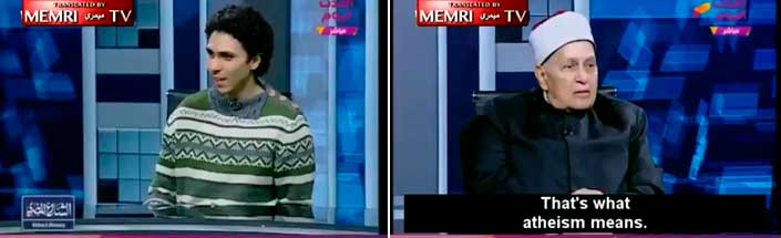 Un ateo es expulsado de la televisión egipcia y le dicen que vaya al psiquiatra