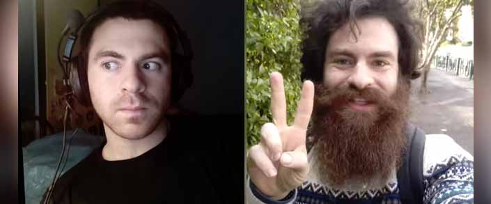 Timelapse en el que podemos ver como le crece la barba durante un año