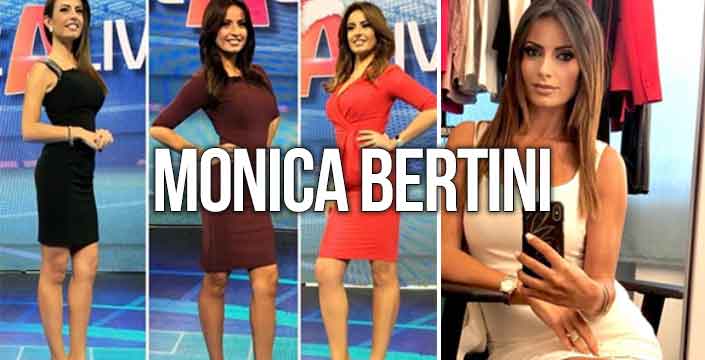 Monica Bertini, la sexy periodista italiana