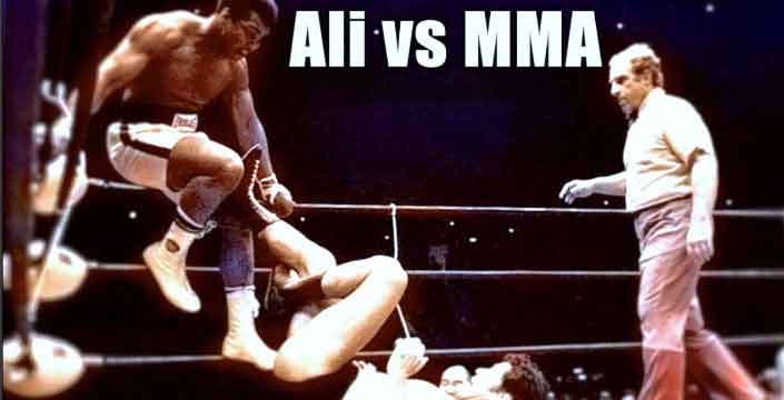 Cuando Muhammad Ali luchó en un combate de MMA