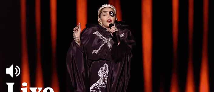 La lamentable actuación de Madonna en Eurovisión 2019