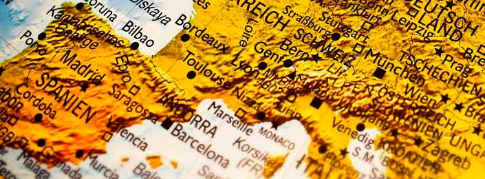 Las fronteras más raras del mundo: España
