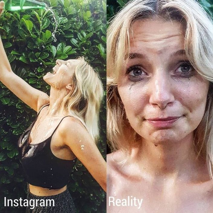 Instagram Vs Realidad