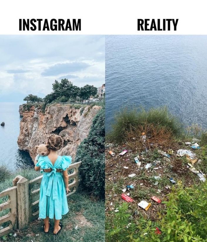 Instagram Vs Realidad