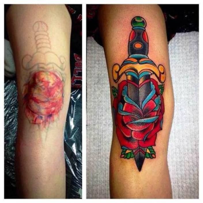 Arreglando tatuajes mal hechos