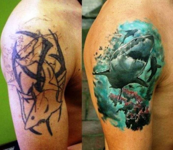 Arreglando tatuajes mal hechos