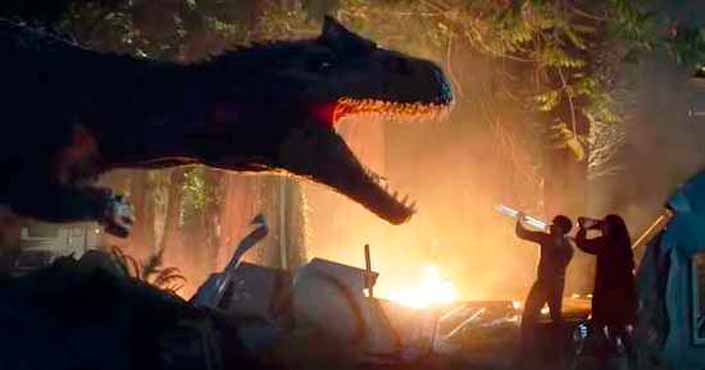 'Battke at big rock' un corto de 'Jurassic World'
