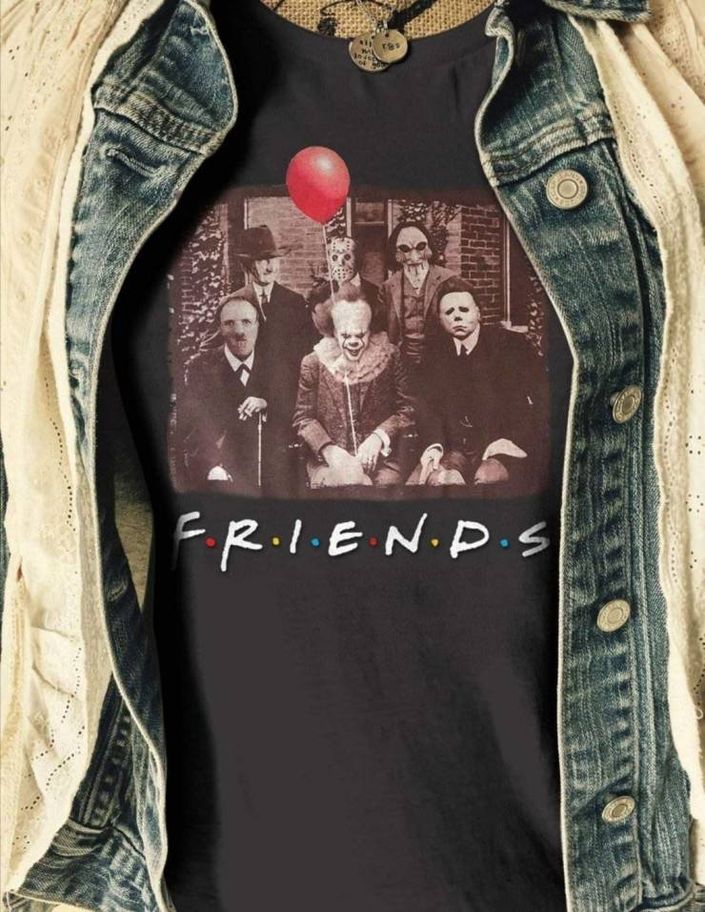 Camiseta de Jason, Pennywise y amigos