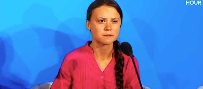 Greta Thunberg cantando Death Metal