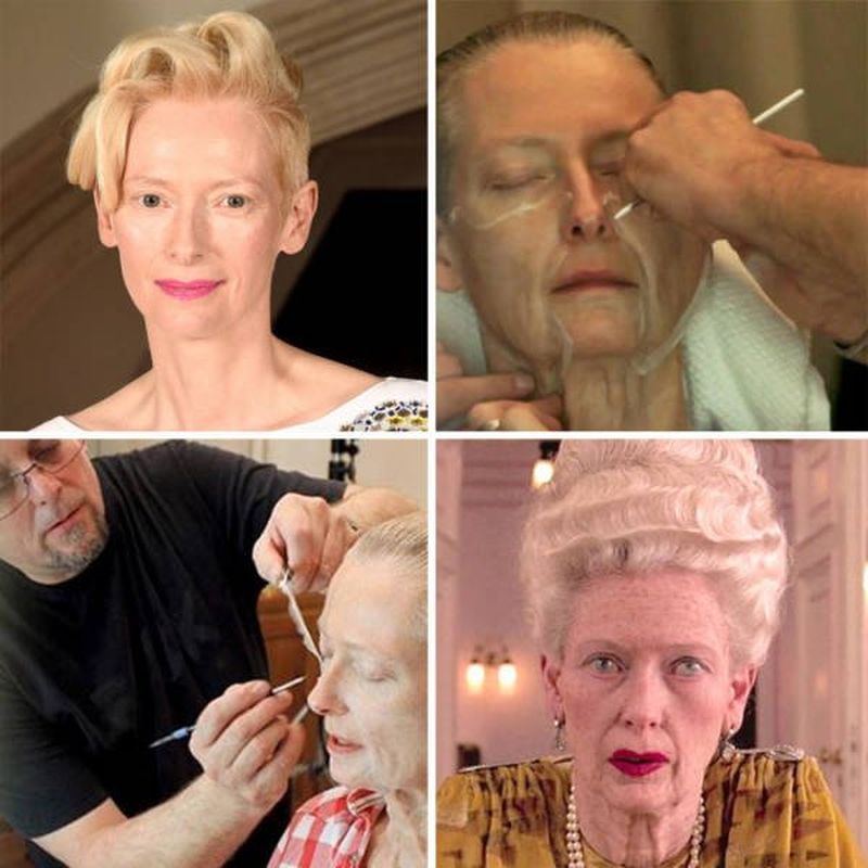 El increible trabajo de maquillaje de Hollywood