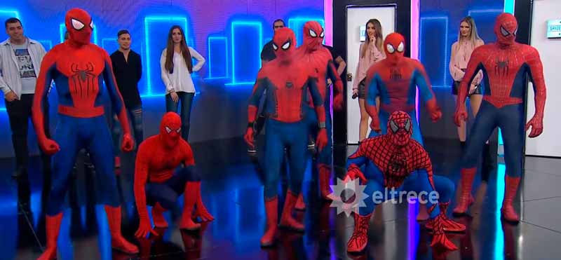Los mejores Spiderman... En la televisión de Argentina