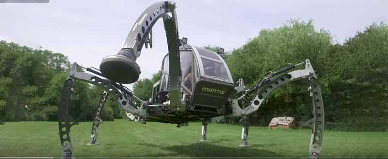 Mantis, el mayor robot hexápodo manejable del mundo