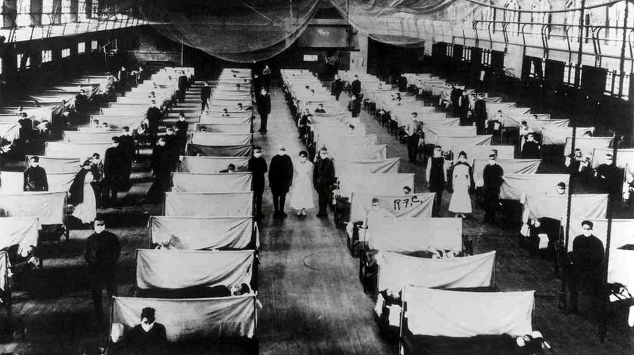 Pandemias con un siglo de diferencia
