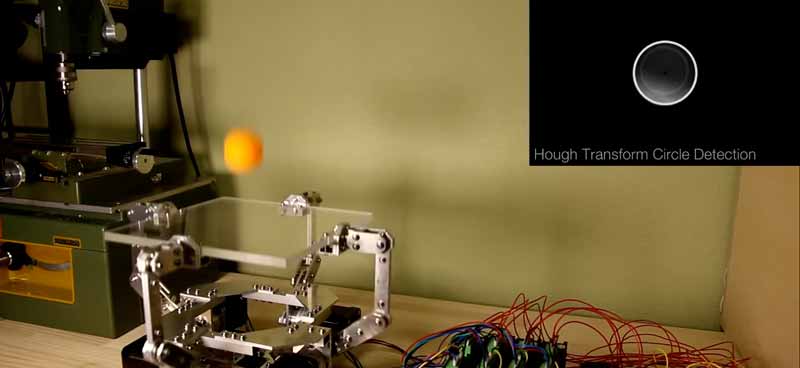 "Oct-Bouncer", una máquina que hace rebotar una pelota de ping pong con gran precisión