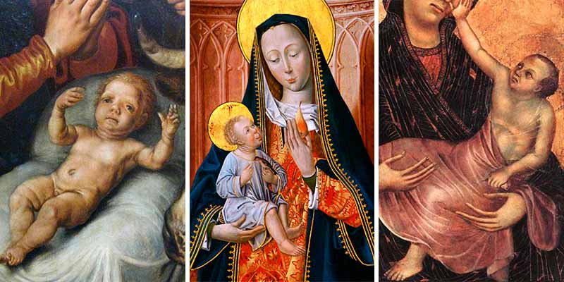 Los artistas renacentistas eran realmente malos pintando bebés