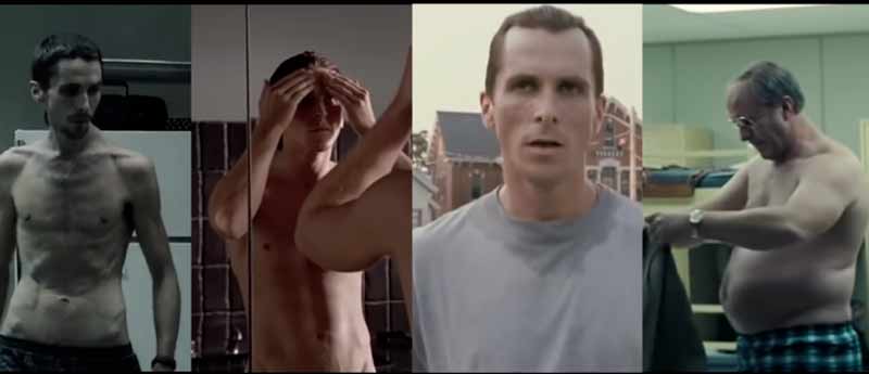Los increibles cambios físicos de Christian Bale en sus películas