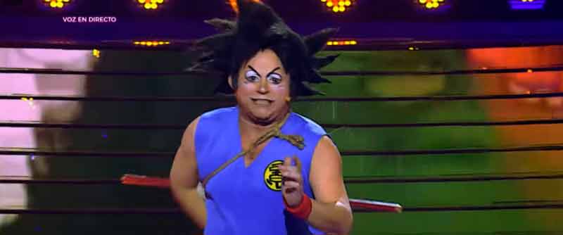 Video del Monaguillo imitando a Son Goku en "Tu cara me suena"