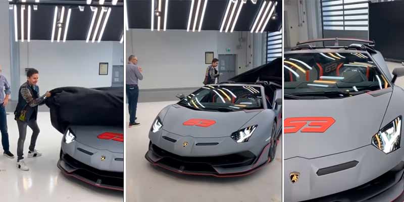Video de Jorge Lorenzo recogiendo su Lamborghini Aventador SVJ Roadster