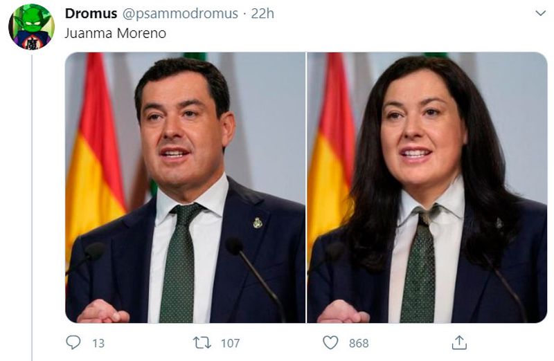 Todas las fotos de los políticos españoles cambiados de género