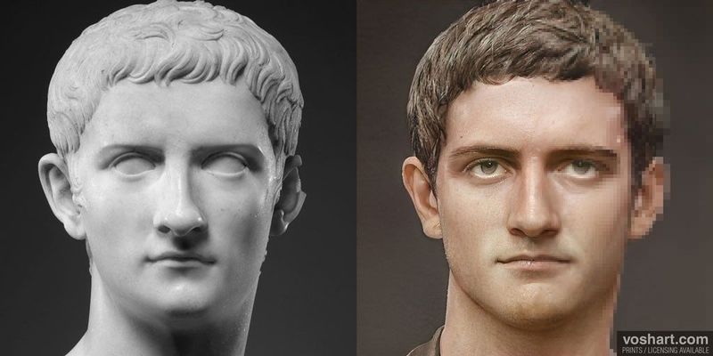 Creando imágenes fotorealistas de los emperadores romanos a partir de sus bustos