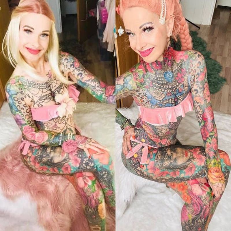 Kerstin Tristan se ha gastado 30.000 euros para tatuarse así