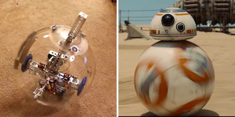 Crea su propio droide BB-8 de Star Wars y mira lo bien que funciona