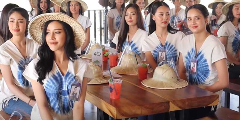 Se hunde una pasarela con 30 candidatas a Miss Tailandia sobre ella