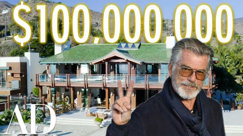 El actor Pierce Brosnan vende su mansión en la playa por 100 millones de dólares