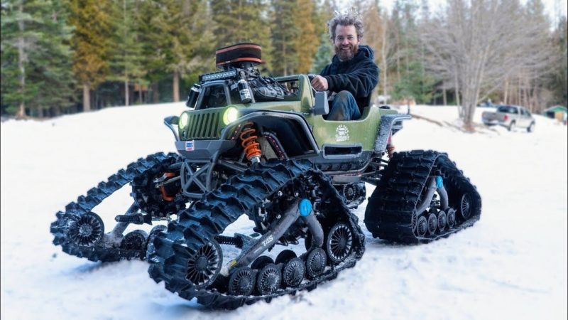 Power Wheels Jeep, una impresionante moto de nieve
