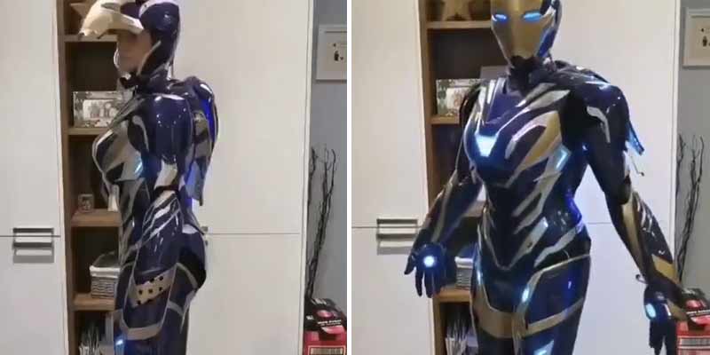 Un impresionante cosplay de Iron-Woman