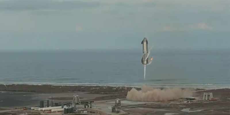 SpaceX logra hacer aterrizar "con éxito" el cohete SN10