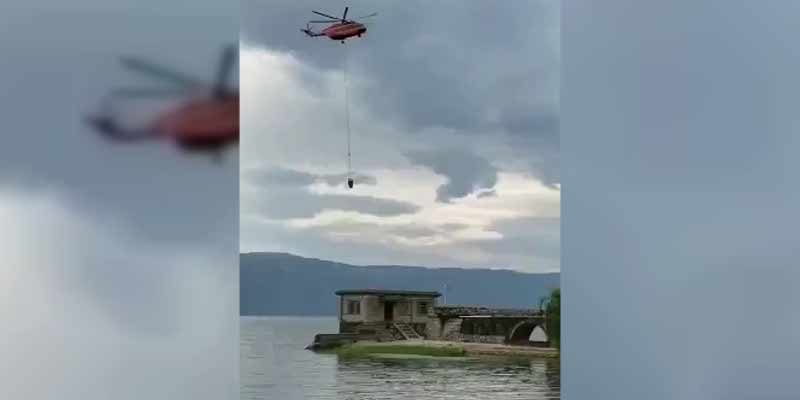 Un helicóptero de extinción de incendios se estrella en China