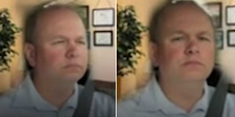 Un senador de Ohio asiste a una videoconferencia con un fondo falso mientras conduce
