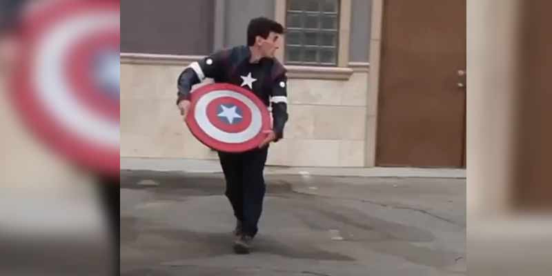 Fabrica un escudo de Capitán América que rebota como el de las películas