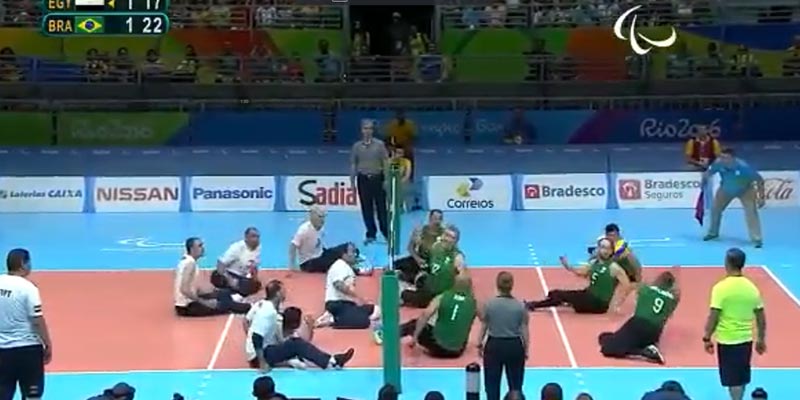 Nunca había visto un partido de voleibol en los Juegos Paralímpicos