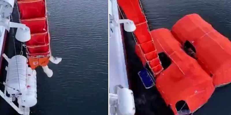 Bote salvavidas gigante para barcos