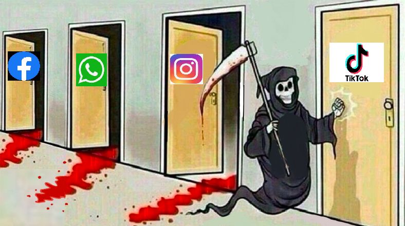 Los mejores memes de la caida de Whatsapp, Facebook e Instagram