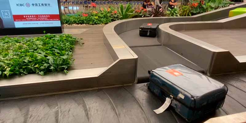 Así funciona la cinta transportadora de equipaje del aeropuerto Changi de Singapur