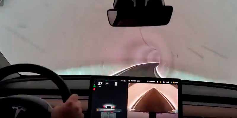 Por primera vez un atasco en el túnel de Elon Musk para acabar con los atascos