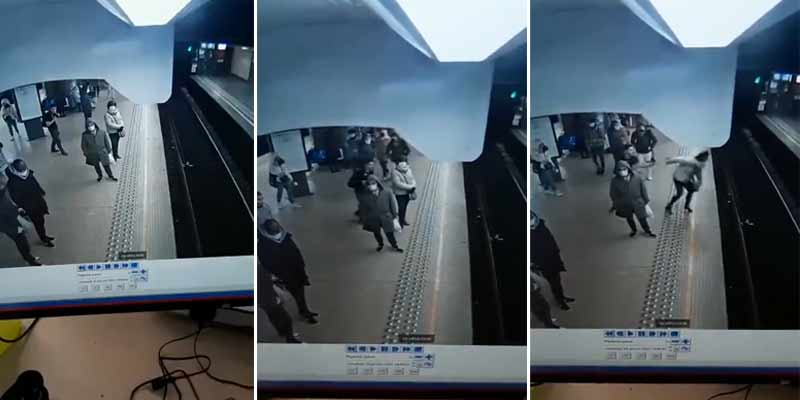 Detienen a un hombre por intentar asesinar a una mujer empujándola a las vías del tren en Bruselas