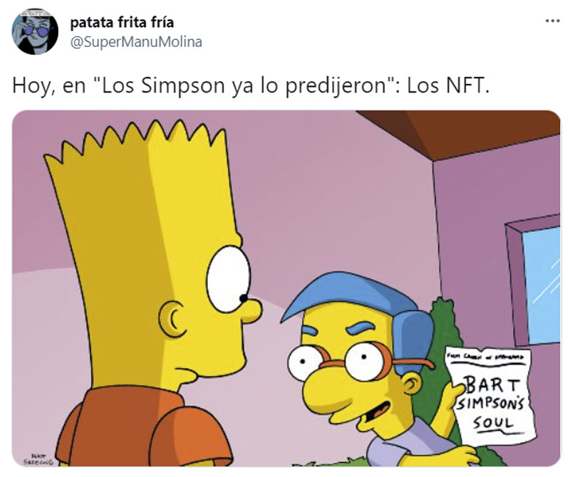 Los Simpson ya predijeron lo de los NFT