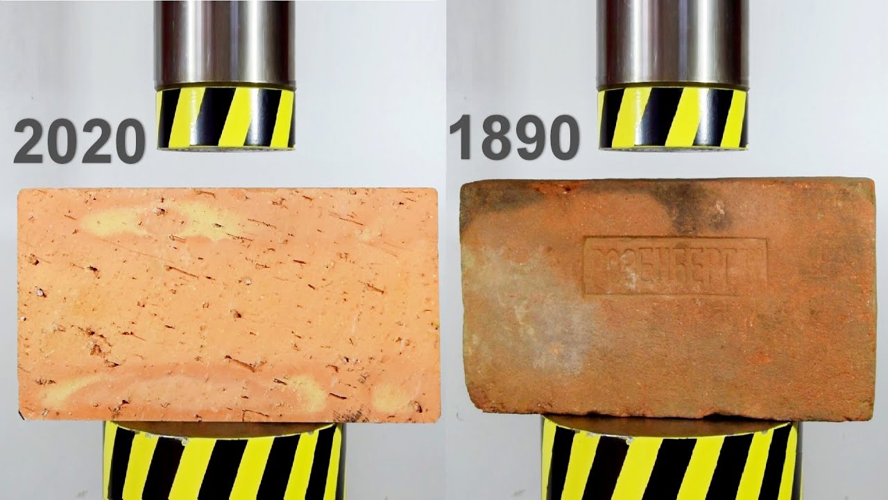 Comparación de la resistencia ante una prensa hidraúlica de los ladrillos modernos y antiguos