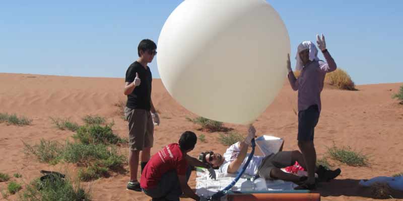 Lanzan una cámara GoPro al espacio con un globo meteorológico y la recuperan dos años después