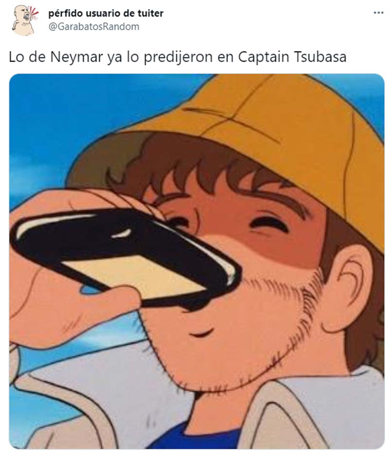 Lo de Neymar ya lo predijeron en "Campeones" ("Captain Tsubasa")