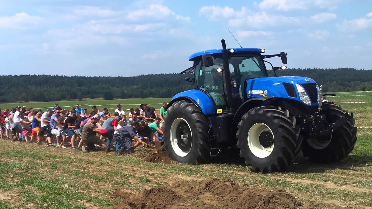 ¿Cuántas personas son necesarias para parar un tractor?