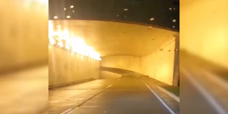 ¿Qué es ese enorme agujero en el tunel?