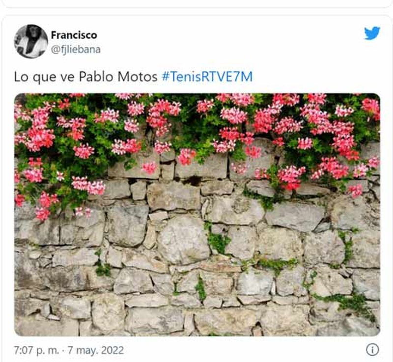 Pablo Motos en el Madrid Open de tenis da para muchos memes