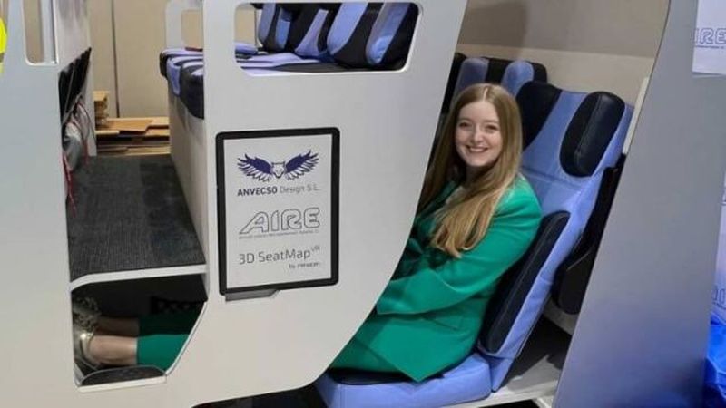 Diseño para meter más asientos en aviones