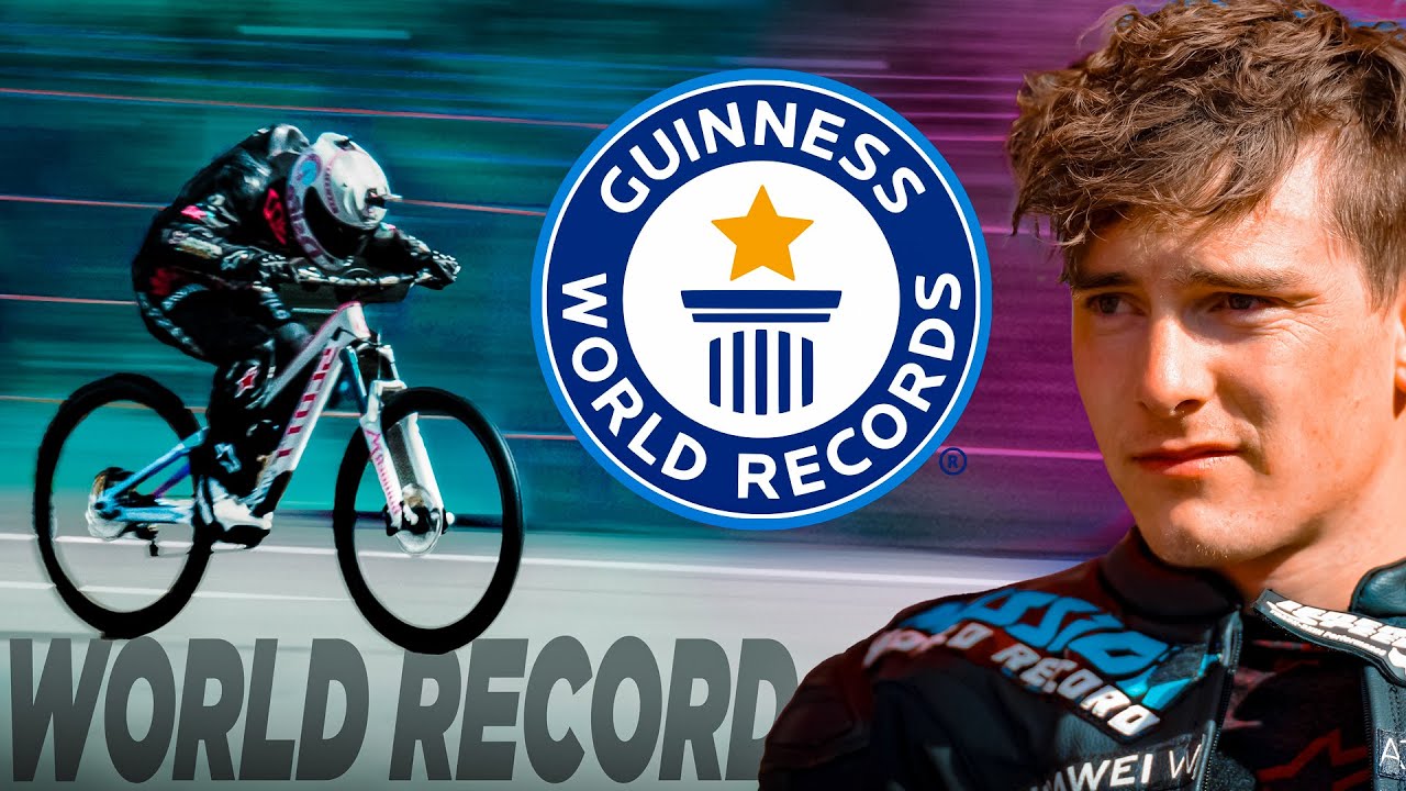 272 km/h! Bate el récord del mundo de velocidad sobre bicicleta