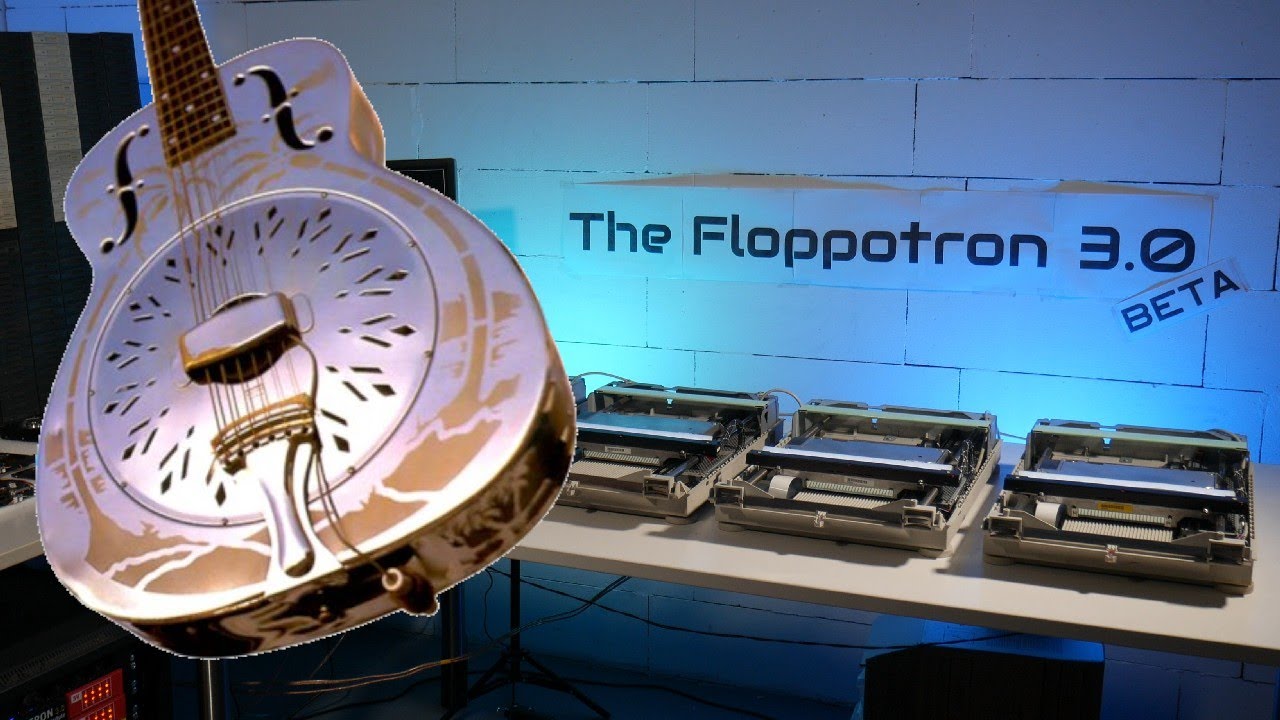 The Floppotron 3.0, la orquesta hecha con periféricos antiguos de ordenador
